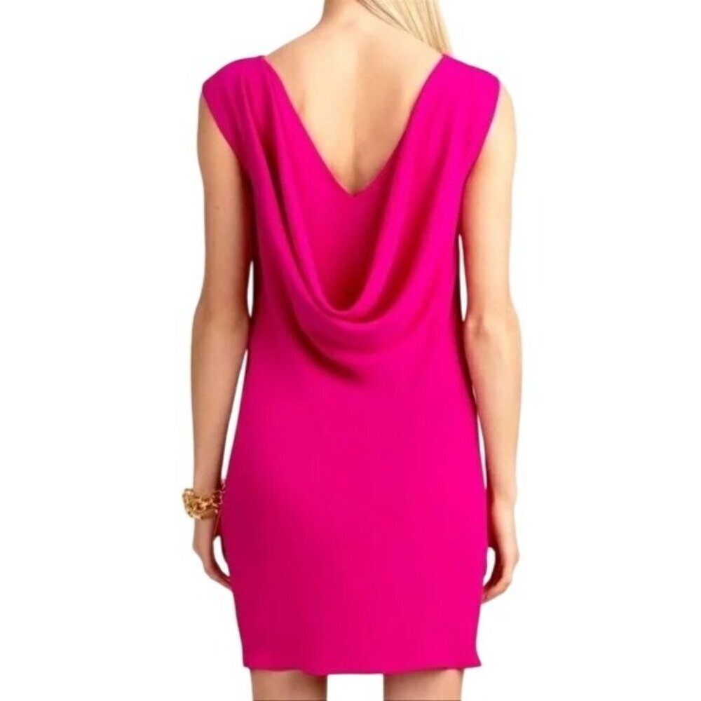 Women's - Trina Turk Horizon Draped Back Sheath Dress, Size 2 - Picture 2 of 10